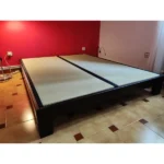 Cama crux negra con tatamis